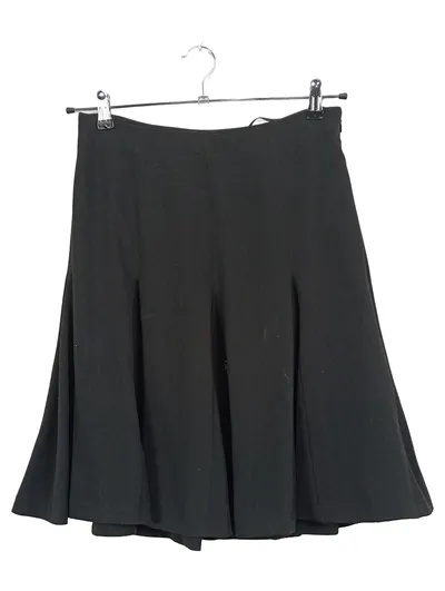 Lauren Ralph Lauren Faltenrock Damen Business Midirock Schwarz Gr. 34 XS