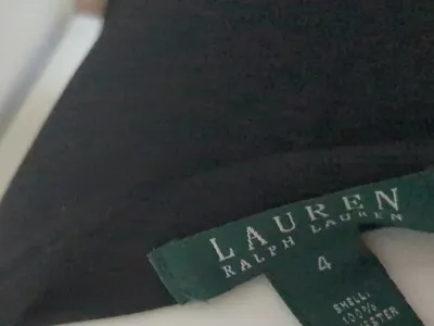 Lauren Ralph Lauren Faltenrock Damen Business Midirock Schwarz Gr. 34 XS