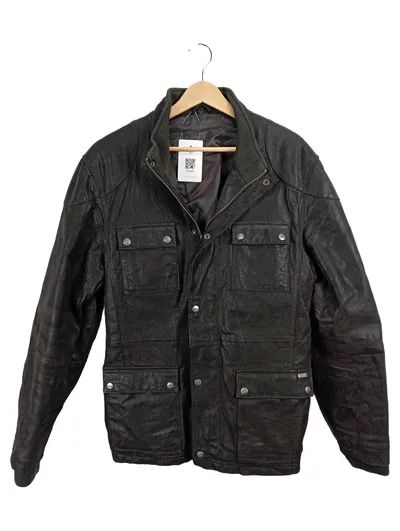 Féraud Paris Lederjacke Herren Braun Gr. L/52 Freizeit Freizeitjacke Echtleder