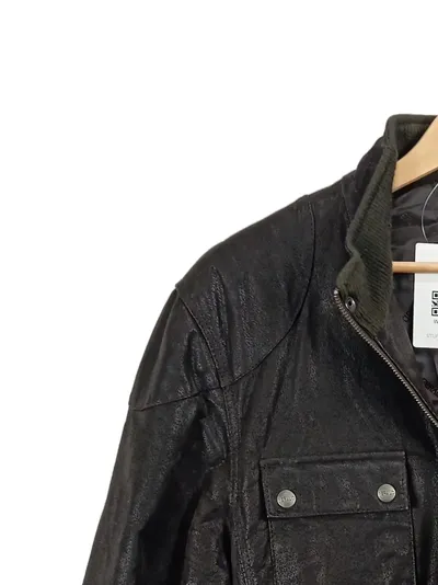 Féraud Paris Lederjacke Herren Braun Gr. L/52 Freizeit Freizeitjacke Echtleder