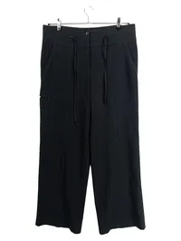 CAMBIO Damen Cargohose Schwarz Gr. 42 Wide Leg Stoffhose 1