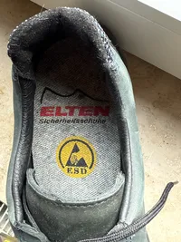 ELTEN Sicherheitsschuhe Arbeitsschuhe Leder Grau Gr. 37 S2 4