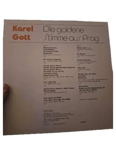 Karel Gott Die goldene Stimme aus Prag AMIGA Vinyl LP Schlager
