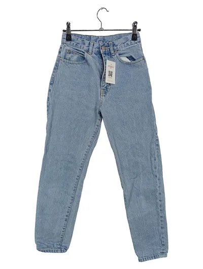 Dr. Denim Straight Leg Jeans Damen Blau W24 Vintage Baumwolle