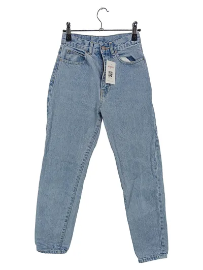 Dr. Denim Straight Leg Jeans Damen Blau W24 Vintage Baumwolle
