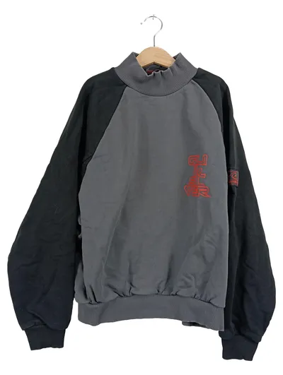 Quiksilver x Stranger Things Pullover Herren Gr. XS Grau Sweatshirt