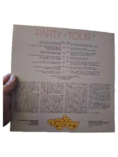 Jo Kurzweg - Party Tour LP Vinyl AMIGA DDR Schlager Tanzmusik