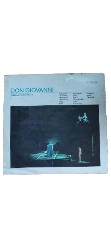 Don Giovanni Mozart Vinyl LP Eterna Grümmer Prey Wunderlich Zampelli Oper 1