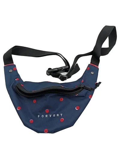 Forvert Gürteltasche Bauchtasche Blau Rot Punkte Polka Dots Hipbag
