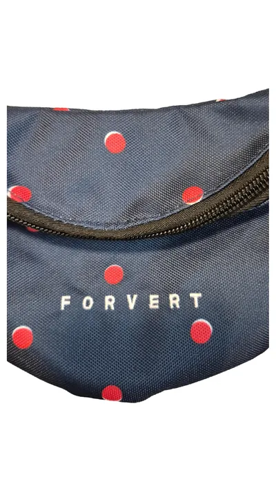Forvert Gürteltasche Bauchtasche Blau Rot Punkte Polka Dots Hipbag