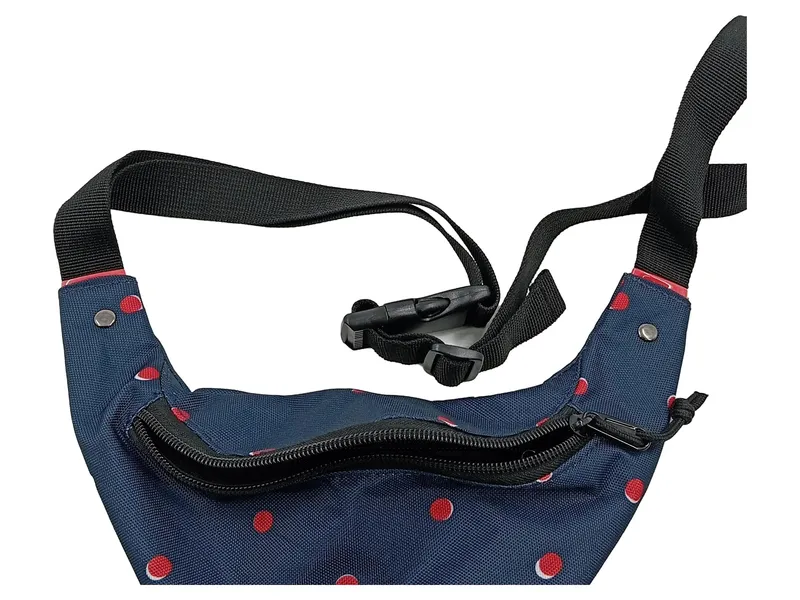 Forvert Gürteltasche Bauchtasche Blau Rot Punkte Polka Dots Hipbag 3