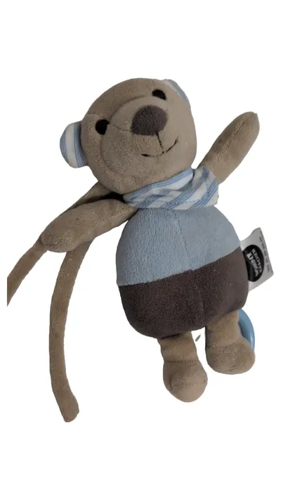 Wunder Bärchen Plüschtier Bär mit Beißring Blau Braun Beige Baby