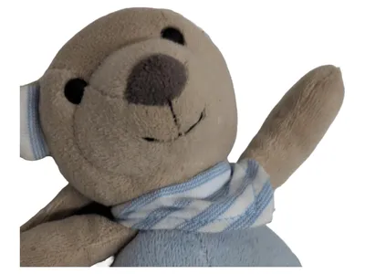 Wunder Bärchen Plüschtier Bär mit Beißring Blau Braun Beige Baby
