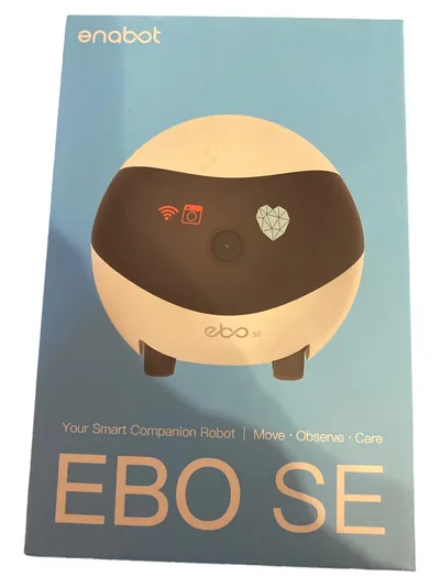 Enabot EBO SE Überwachungskamera WLAN Haustierkamera Roboter Weiß