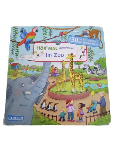 Carlsen Hör Mal Wimmelbuch Im Zoo Kinderbuch Pappbuch Geräusche Zoo