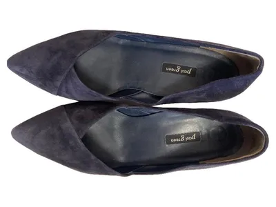 Paul Green Pumps Damen Blau Wildleder Elegant Business Gr. 39 6cm