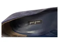 Paul Green Pumps Damen Blau Wildleder Elegant Business Gr. 39 6cm 4