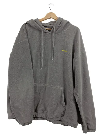 iets frans... Fleece Hoodie Kapuzenpullover Grau Herren XL Streetwear