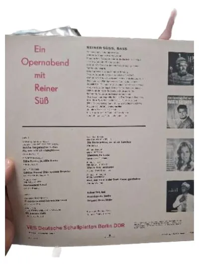 ETERNA Opernabend Reiner Süß Vinyl LP Staatskapelle Berlin DDR Klassik