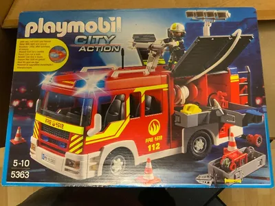 Playmobil 5363 Feuerwehrauto Spielzeugauto Rot 26 cm