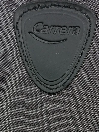 Carrera Karten Etui Grau Gestreift Sportlich 14,5x6 cm Polyester
