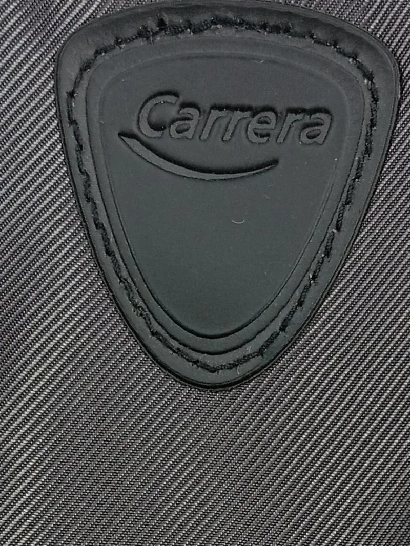 Carrera Karten Etui Grau Gestreift Sportlich 14,5x6 cm Polyester 2