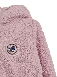 ELT Fleecejacke Mädchen Gr. 152/158 Rosa Teddy Kapuze Reißverschluss 2