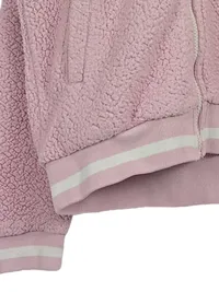 ELT Fleecejacke Mädchen Gr. 152/158 Rosa Teddy Kapuze Reißverschluss 3