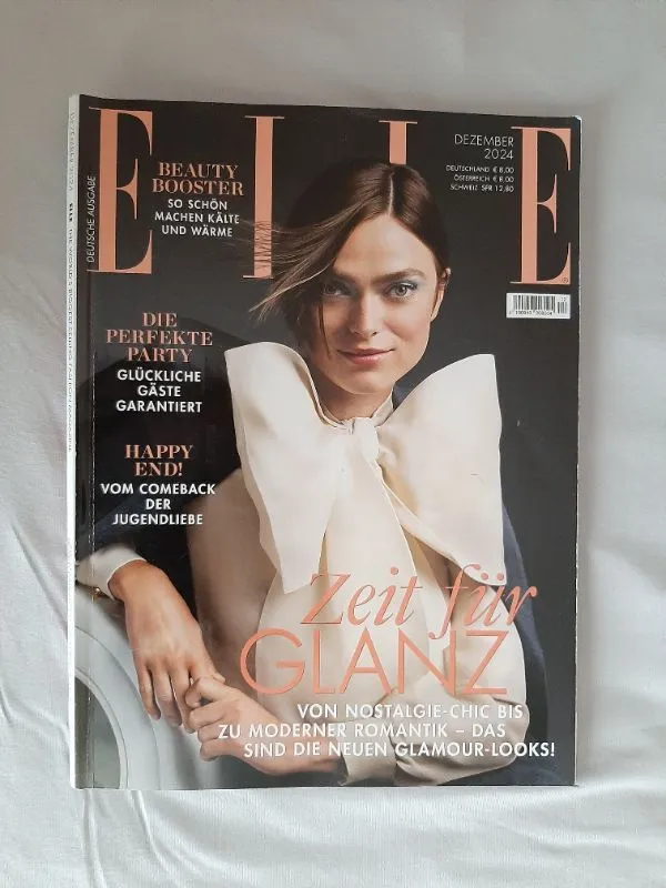 ELLE Deutsche Ausgabe Dezember 2024 Modezeitschrift Fashion Beauty 1