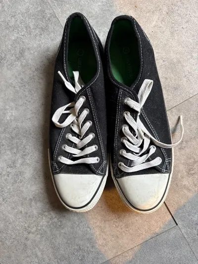Clockhouse Herren Sneaker Low Grau Gr. 44 Textil Schnürung Freizeit