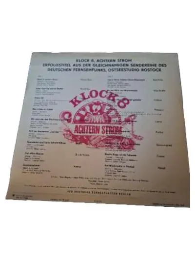 AMIGA Klock 8 Achtern Strom LP Vinyl DDR Schlager Ostsee Compilation