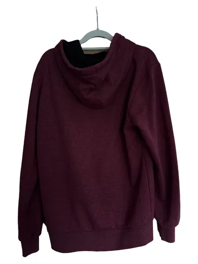 Ecko Unltd. Kapuzenpullover Herren Gr. S Hoodie Zip Bordeaux Streetwear