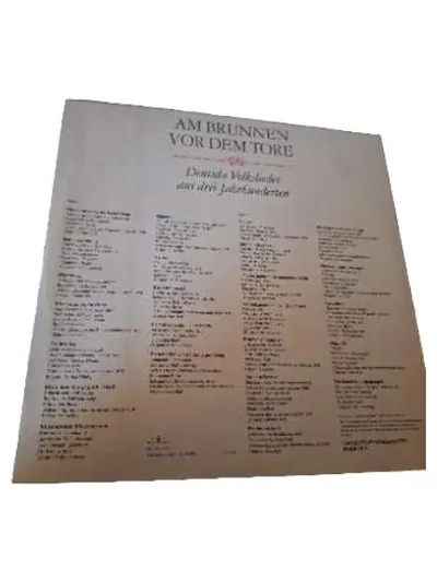 Am Brunnen vor dem Tore Deutsche Volkslieder ETERNA Vinyl LP Schlager