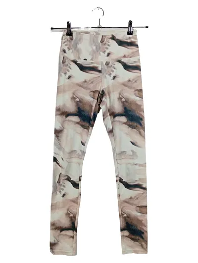 LASCANA Active Damen Leggings Gr. 36/38 Beige Braun Abstrakt Sport