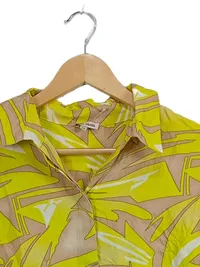 Alba Moda Damen Bluse Langarm Abstrakt Gelb Gr. 34 XS Freizeit 4