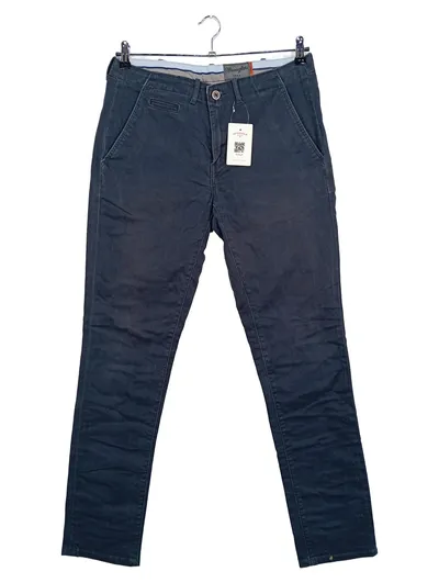 Wrangler Chino 1947 Herren Jeans Straight Leg Blau W31 L34 Baumwolle