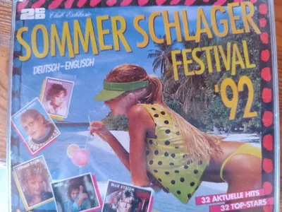 Sommerschlager Festival '92 Doppel-CD 32 Hits Schlager Sampler Deutsch Englisch