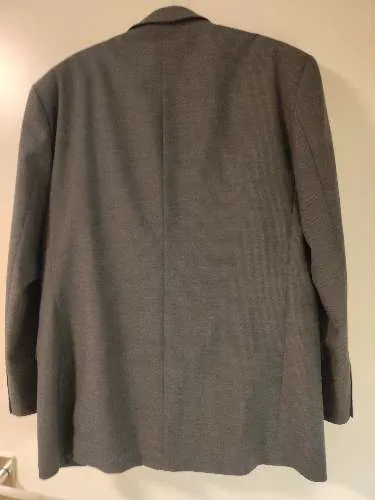 Yves Gérard Herren Sakko Blazer Gr. 50/L Grau Business Klassisch