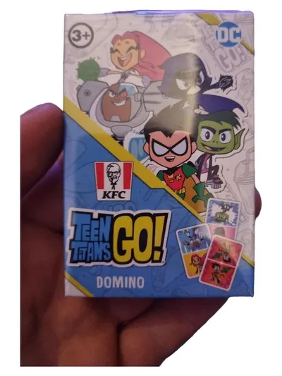 DC Comics Teen Titans Go! Domino Spiel KFC Sammelspiel Kinder ab 3 J.