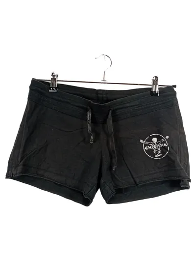CHIEMSEE Damen Sport Shorts Schwarz Gr. 36/38 Baumwolle Kurze Hose