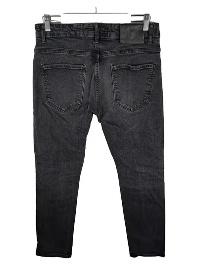 2Y Premium Herren Jeans Regular Fit Grau W32 L30 Stretch Baumwolle