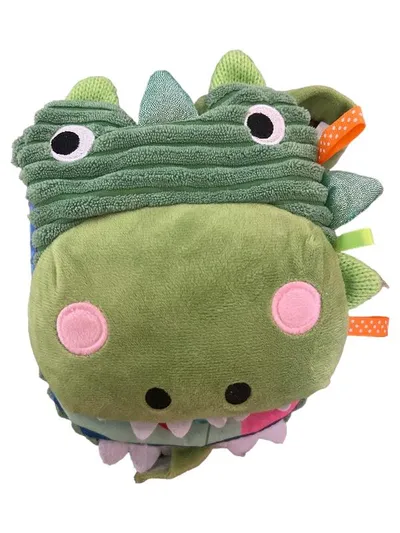 Make Believe Ideas Stoffbuch Baby Dinosaurier Fühlbuch Kleinkind Spielzeug Grün