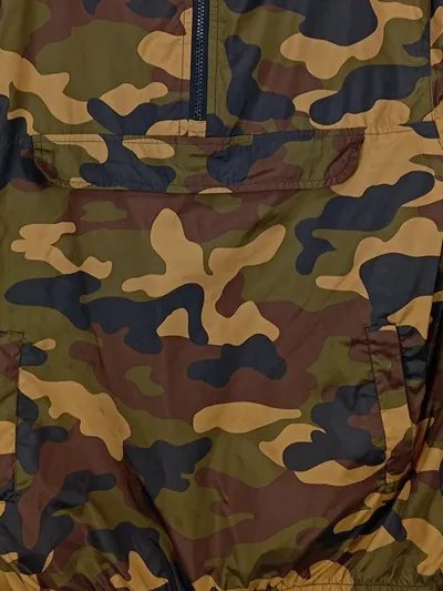 Urban Classics Damen Camouflage Windjacke Anorak Kapuze Freizeit M