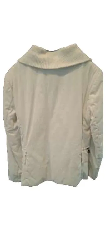 Zara Woman Steppjacke Damen Gr. M Beige Elegant Übergangsjacke