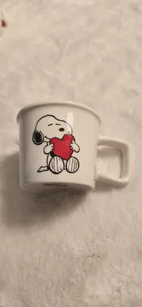 BUTLERS Peanuts Snoopy Tasse mit Herz Porzellan Weiß 200ml 3