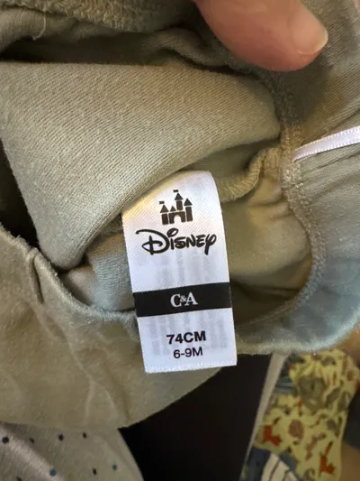 Disney Baby Jogginghose Gr. 74 Grün Baumwolle C&A Hose