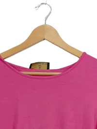 Alfredo Pauly Damen Langarmshirt 3/4-Arm Viskose Basic Pink Gr. 36 2