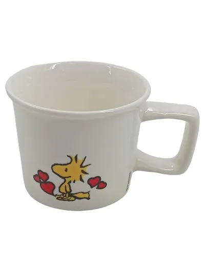 BUTLERS Peanuts Woodstock Tasse Porzellan Weiß Herzen 150ml