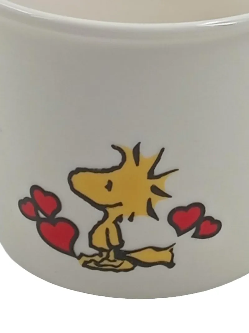 BUTLERS Peanuts Woodstock Tasse Porzellan Weiß Herzen 150ml 2
