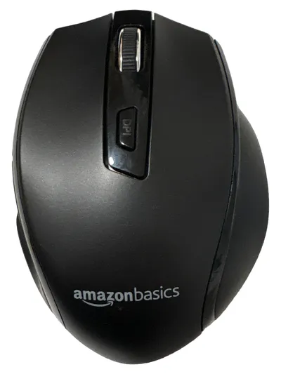 Amazon Basics G6B1-BK Wireless Maus Schwarz kabellos PC Computer